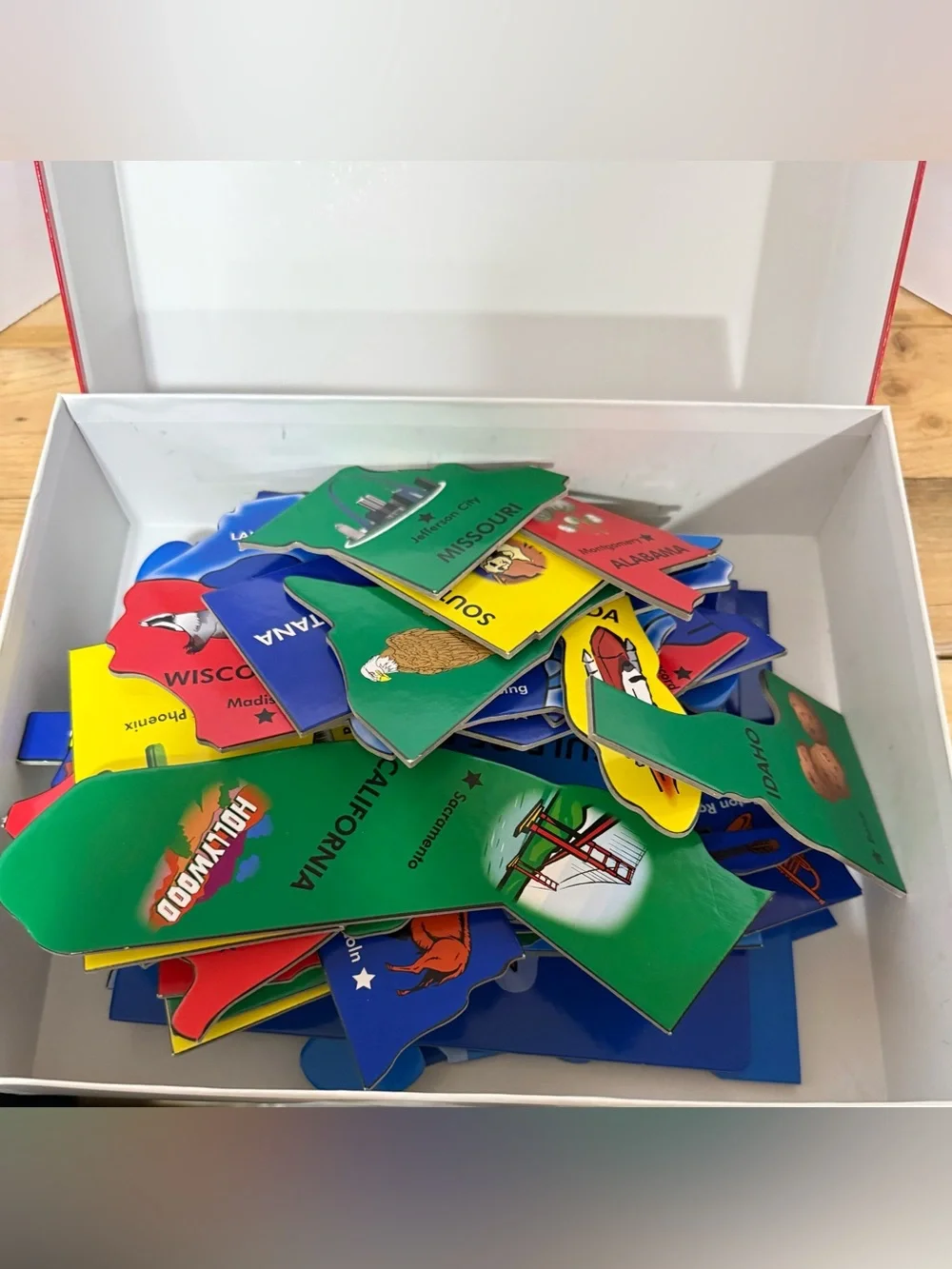 Melissa & Doug USA Map Floor Puzzle 51 Jumbo Pcs Complete